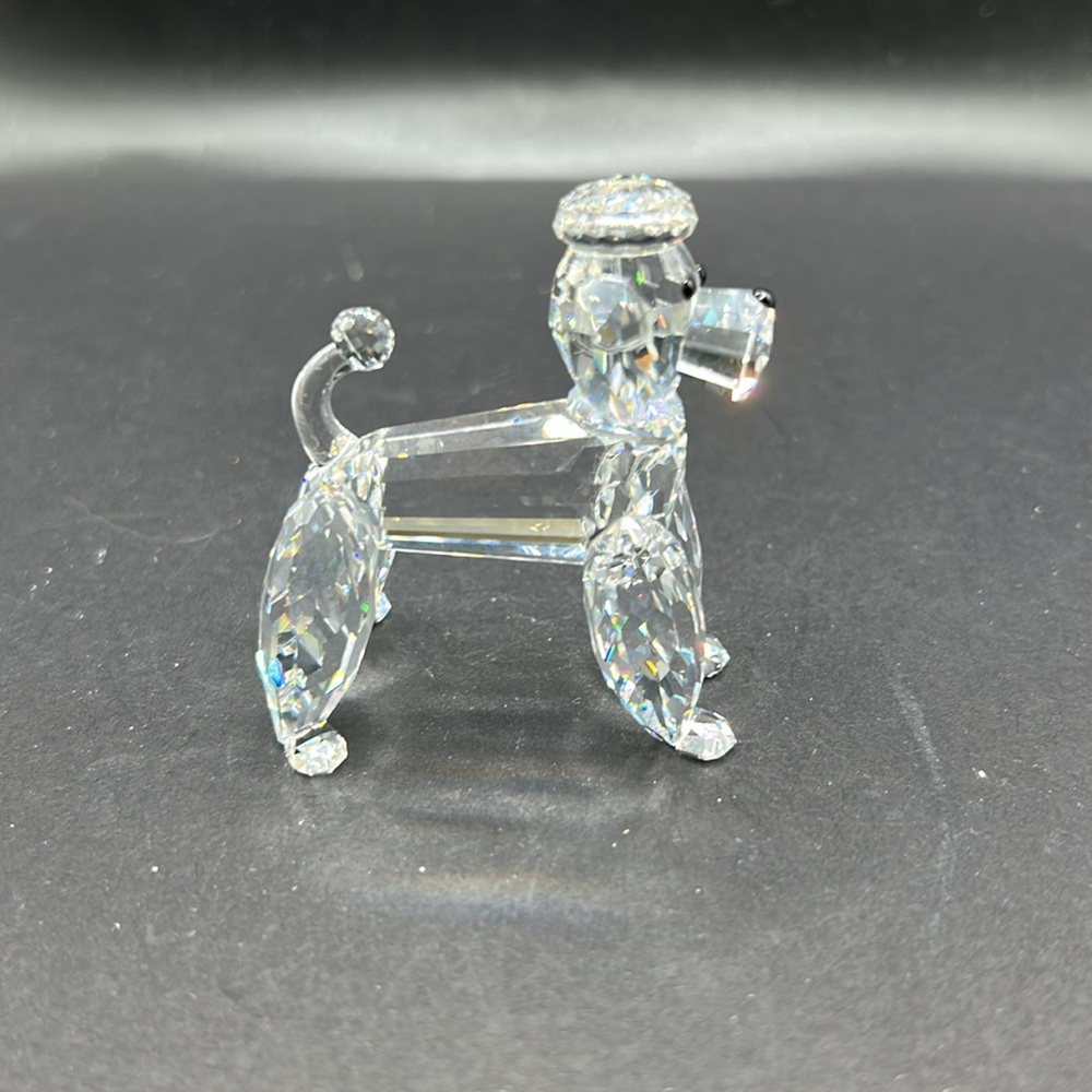 Swarovski Silver Crystal Poodle Dog. Perfect! - Picture 5 of 8